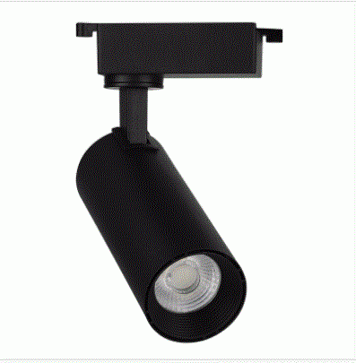 Spot para Trilho Nordecor Nize 15 watts 3000K 35° Preto Ø47x130x185mm Bivolt 6479