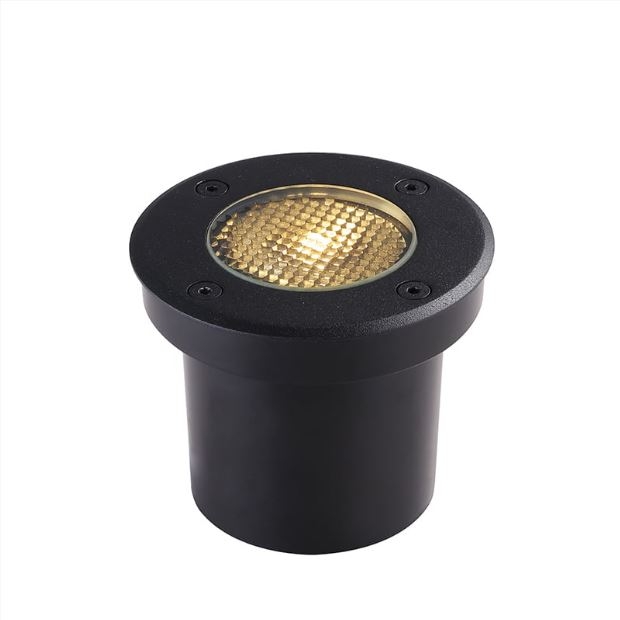 Embutido de Solo Nordecor Venna Of 10 watts 24° IP67 Preto Ø100x80mm 6422