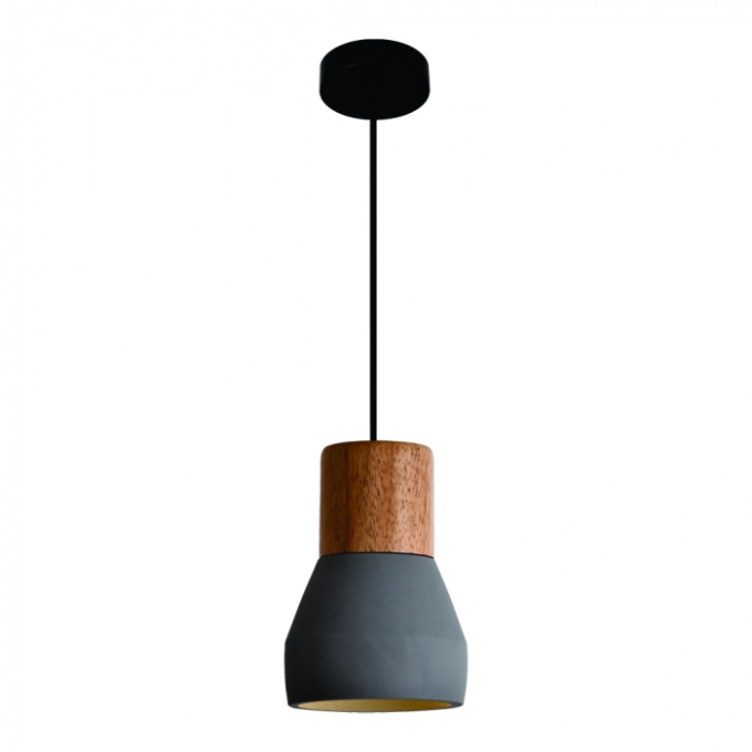 Pendente Sindora 1L E27 Metal e Concreto Ø120x180mm DCD02618