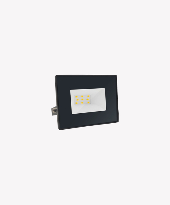 Refletor Opus LED 10 watts IP65 6500K 110x143x34mm Preto OPS 30029 