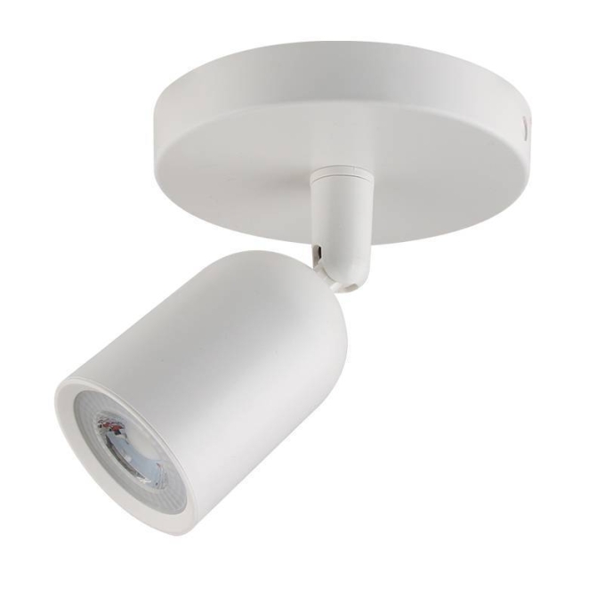 Spot Sobrepor Nordecor c/ Canopla 7 watts 3000K Branco 146x59x83mm 6130