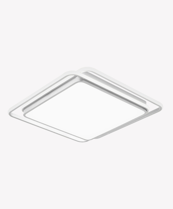Plafon Opus LED Hoop Branco 72 watts Multitemperatura Bivolt 380x380mm OPS 82901