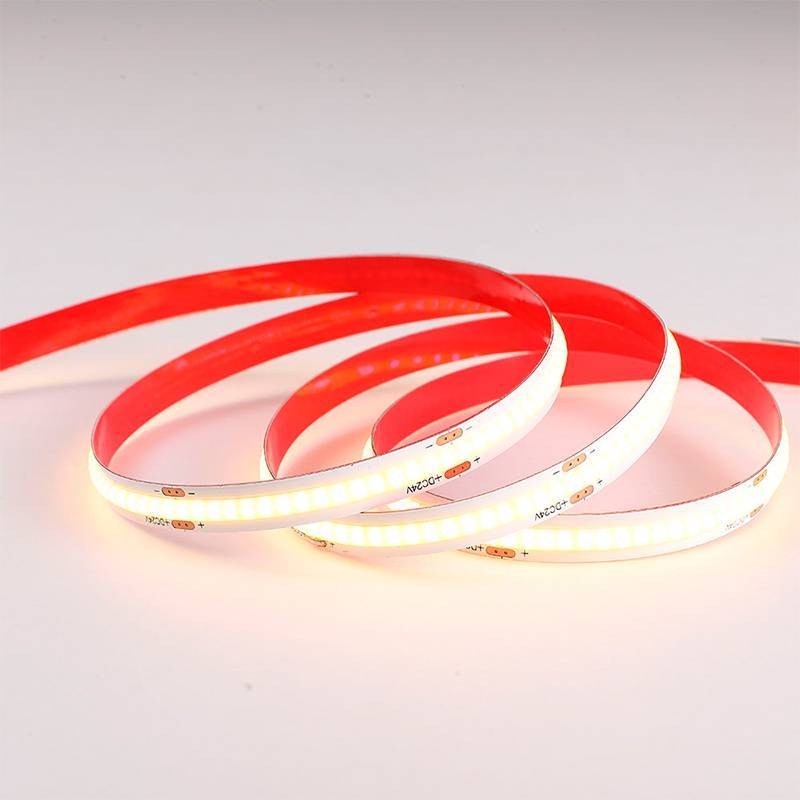 Fita de LED Nordecor 8w/mt 480 leds/mt 12V 3000K 8mm IP20 (Rolo 5 metros) 7197