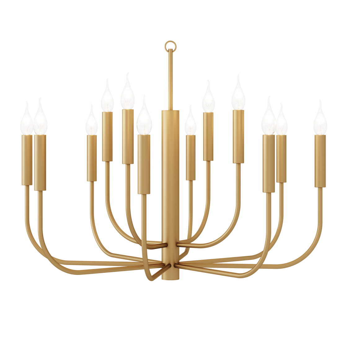 Lustre Foco Metallo Amália 12L E14 Ø900x700mm LU 448