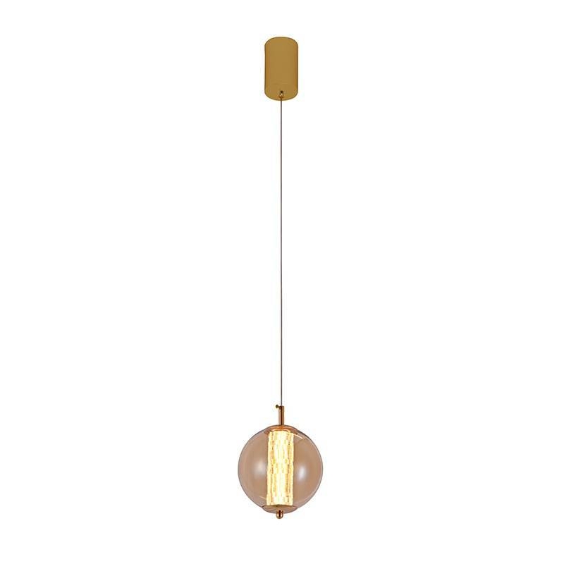 Pendente Nordecor Janni 10 watts 3000K Dourado Fosco Ø150mm 2885