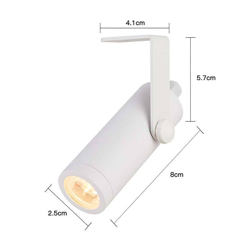 Spot Sobrepor Nordecor Gair 3 watts 3000K 15° Branco IP66 Ø25x80mm 6494