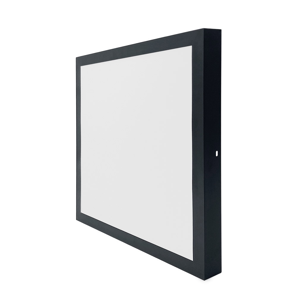 Painel Sobrepor Blumenau Backlight 32 watts Preto 6500K 400x400x38mm Alumínio Bivolt 83896001