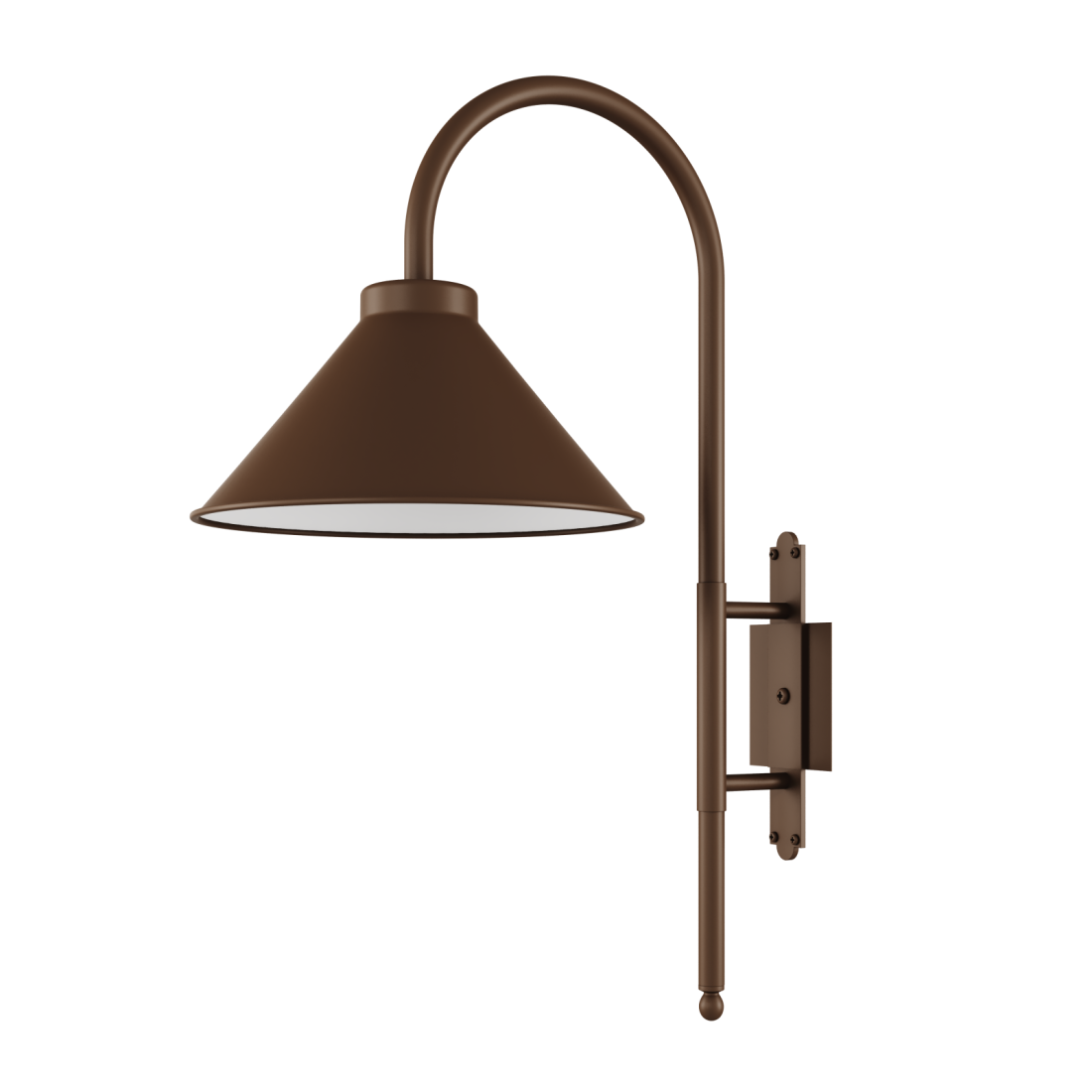Luminária de Jardim Foco Metallo Giardino Cúpula Metal 1L E27 Ø370mm J 001/37