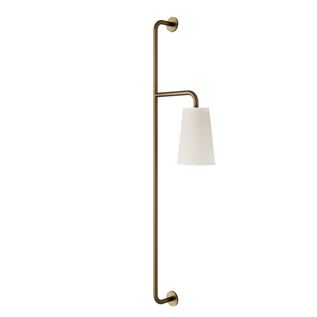 Coluna de Parede Foco Metallo Coni Metal e Tecido com Plug Externo 1L E27 1090mm CO 320