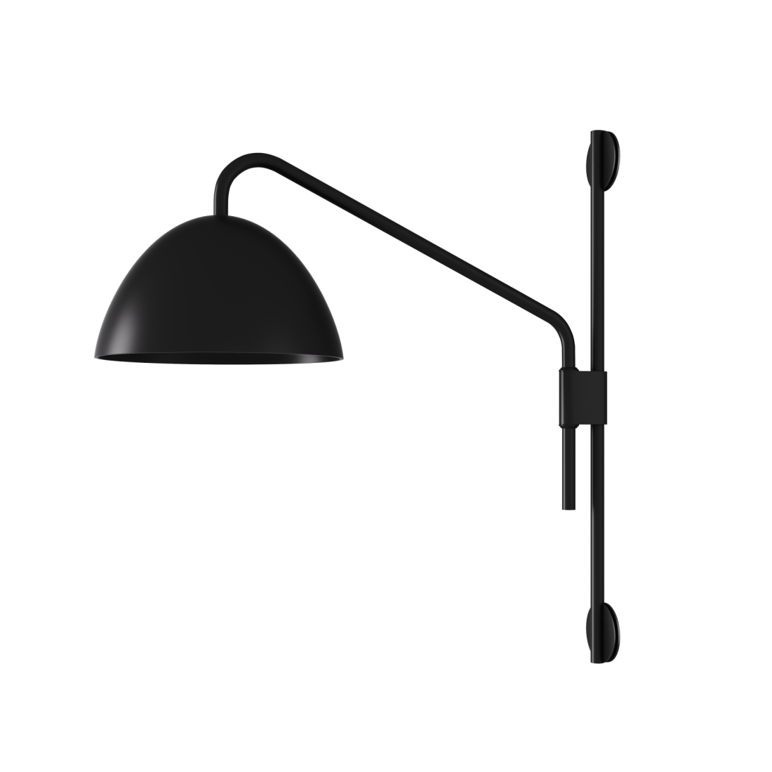 Arandela Foco Metallo Andria Articulada Ligação Direta 1L E27 Ø215x465x506mm AR 128/LD