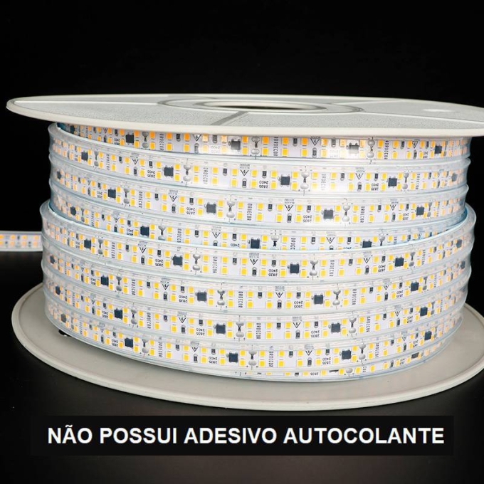 Fita de LED Siliconada Nordecor 16w/mt 240 leds IP65 11mm 127V 4000K (Rolo 50 metros) 7259