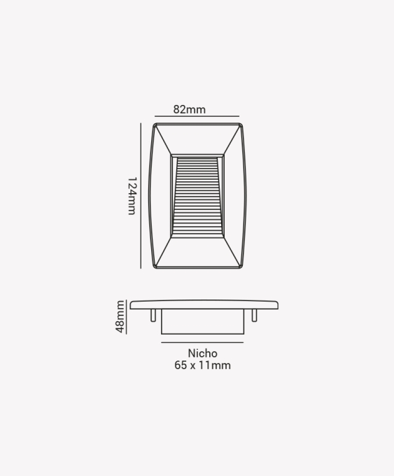 Balizador Opus LED Step V Branco 2 watts 3000K IP65 120° Bivolt OPS 82994