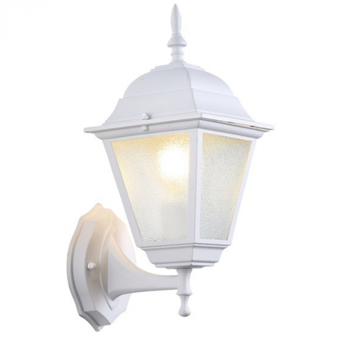Arandela Biancoluce  Clássica de Parede Nancy Alumínio e Vidro Fosco Branco1L E27 200x150x340mm AC203P