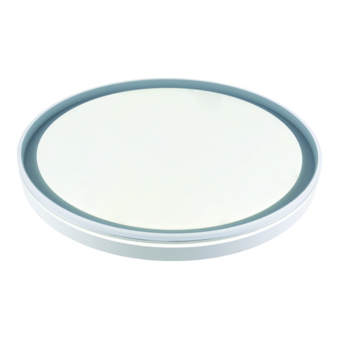 Plafon Sindora 60 watts 3000K 4500K 6500K Metal Cinza e Acrílico 400mm DCX02314

