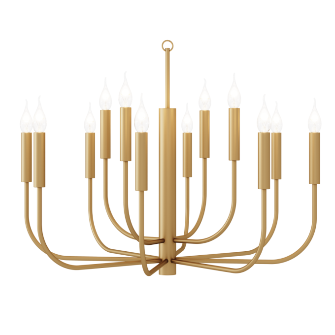 Lustre Foco Metallo Amália 12L E14 Ø900x700mm LU 448