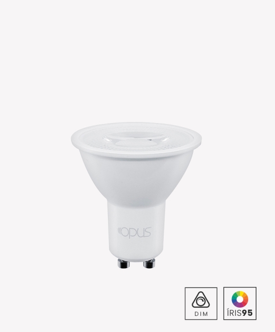 Lâmpada Opus LED Dicróica MR16 7 watts 2700K  40° IRC95 Dimerizável 220V OPS 85995