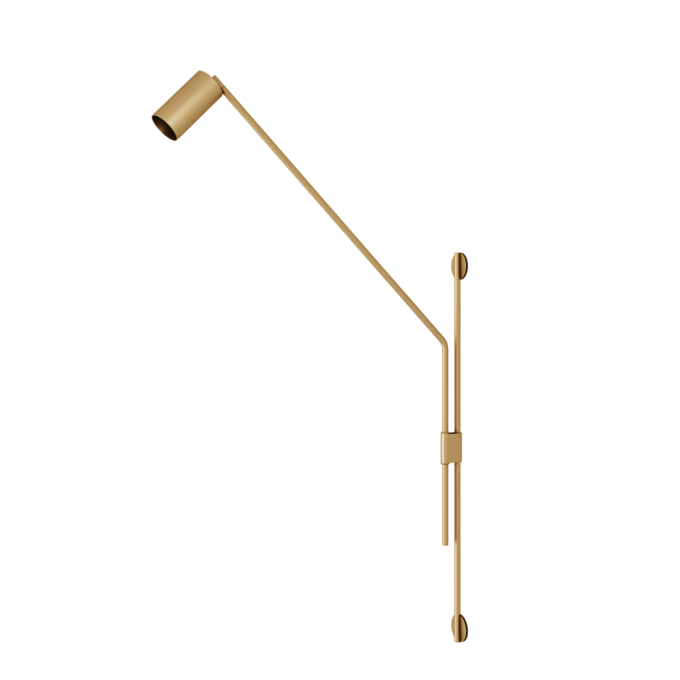 Coluna Foco Metallo Cilindro de Parede Ligação Direta 1L Dicróica Cúpula Ø80mm CO 313/LD