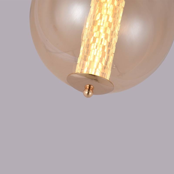 Pendente Nordecor Janni 10 watts 3000K Dourado Fosco Ø150mm 2885