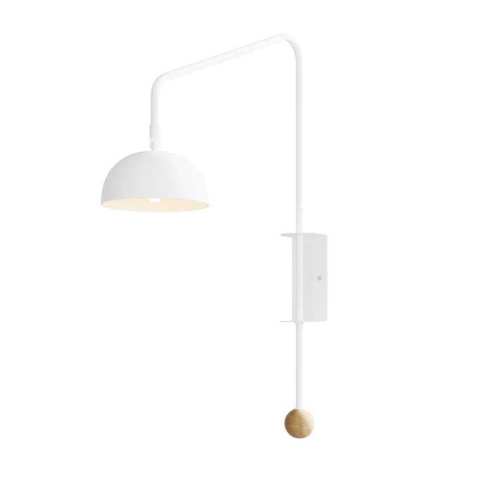 Arandela Foco Metallo Articulada Teodoro Plug Externo 1L G9 Metal 150x456x694mm AR 145