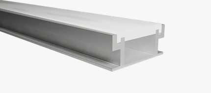 Perfil Embutir Alpertone Solo 19x8mm (Barra 2 metros) 908A2L / 908B2L / 908P2L