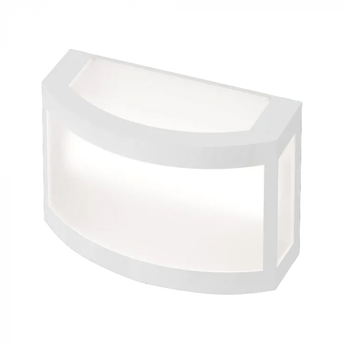 Arandela Ideal Bolt Policarbonato Leitoso 2L E27 105x185x95mm 4236