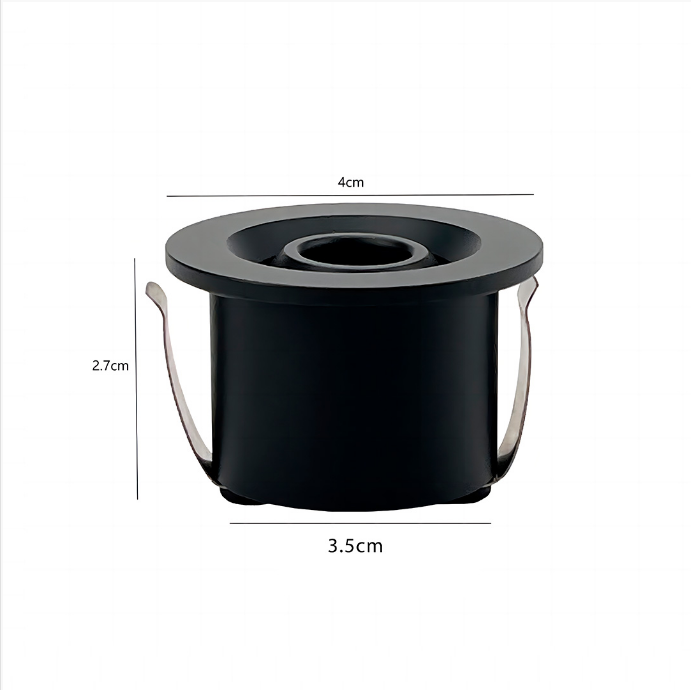 Mini Spot Embutido Nordecor Ollo 1 watts 3000K 15° Branco Ø40x27x35mm IRC90 Bivolt 6540