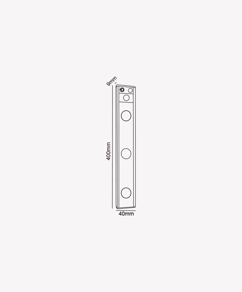 Luminária Opus LED Filetto Com Sensor de Presença 1,5 watts 2700/4000/6500K 5V 60° 400mm OPS 86374