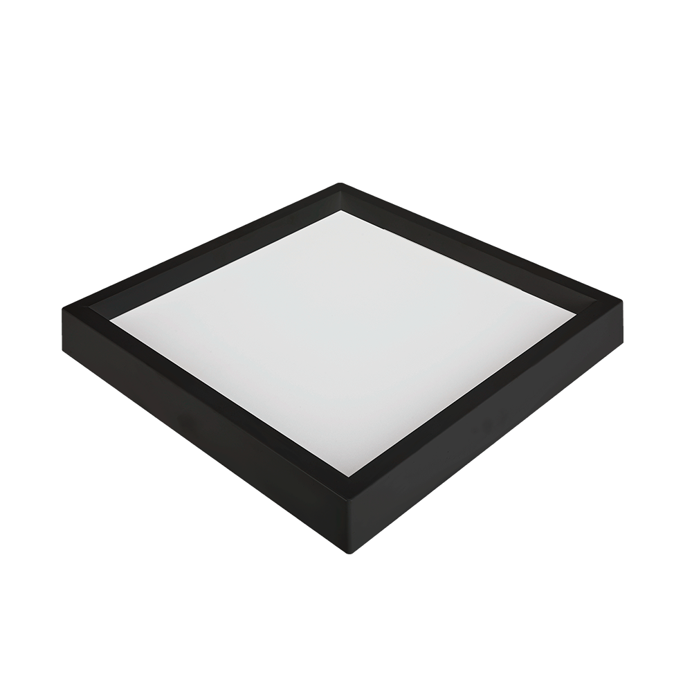 Painel Sobrepor Quadrado Nordecor Kais 36 watts 6500K Preto Bivolt 400x400mm 4272