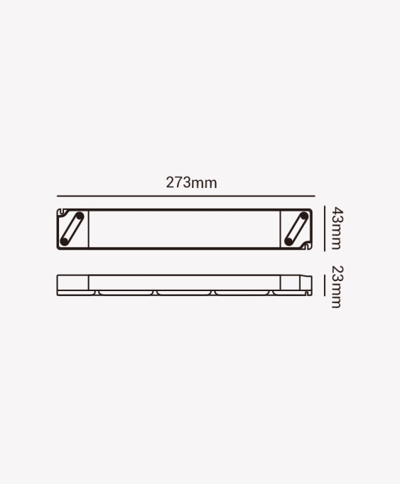 Fonte 24V Opus 100 Watts 4,2A IP20 Dimerizavel 273x43x23mm OPS 86992