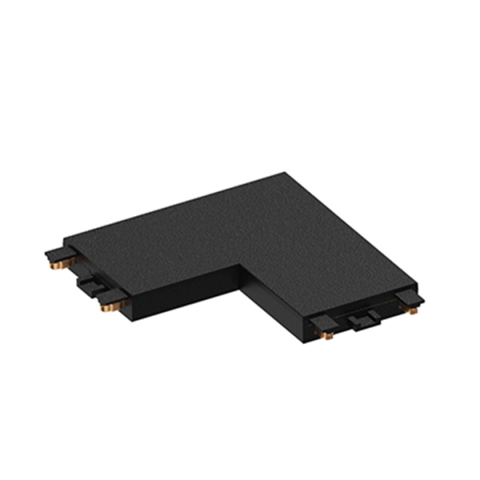 Emenda para Trilho Magnético Nordecor Kay L Teto Preto 55x55mm 6567