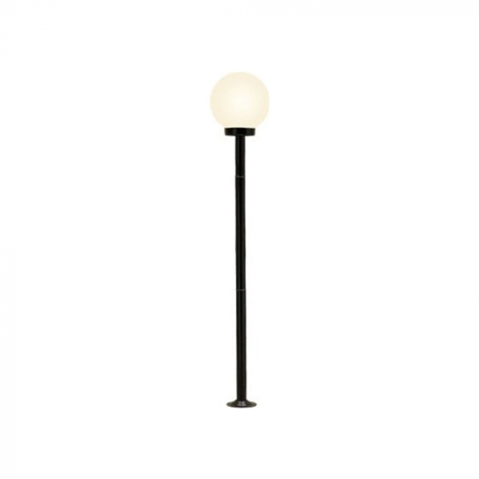 Poste Ideal Solarium Aço Fosfatizado e Globo em Polietileno 1L E27 1650X300mm P-15 C/GP