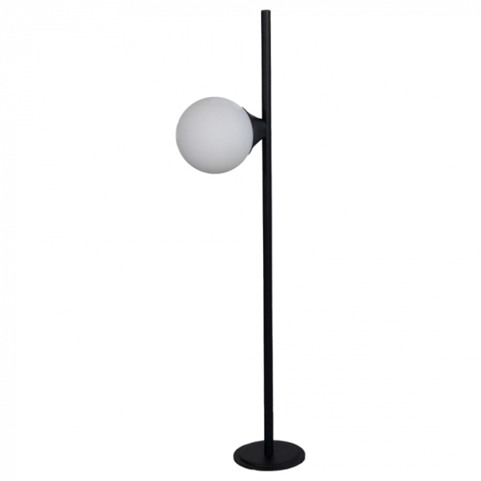 Poste Balizador Ideal Sphera Externo Alumínio e Vidro 1L G9 600X100X100mm E-106