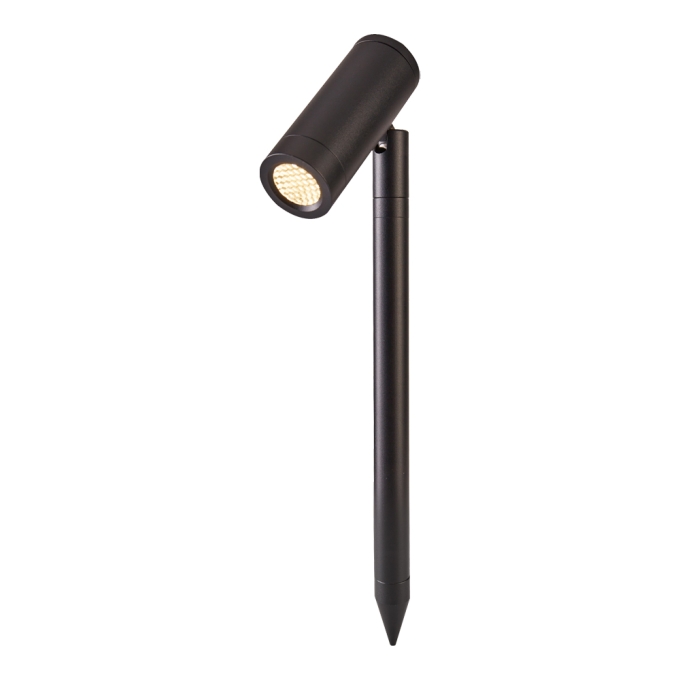 Espeto Nordecor Daya Preto 7 watts 3000K IP67 36° Antiofuscante Bivolt Ø40x400mm 6593