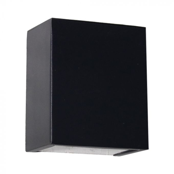 Arandela Ideal Flash Alumínio Vidro Transparente 1L GU10 115x100x60mm 901