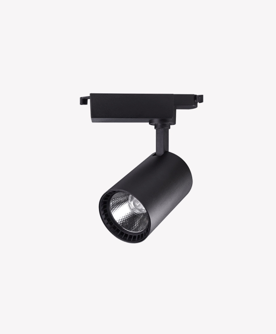 Spot para Trilho Opus LED 30 watts 3000K 24° Preto Bivolt Ø89x140mm OPS 36854