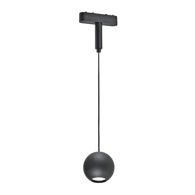 Pendente Magnético Nordecor Kay Tez 8,5 watts 3000K 48V  IRC90 38° Preto Ø70x1500mm 2844