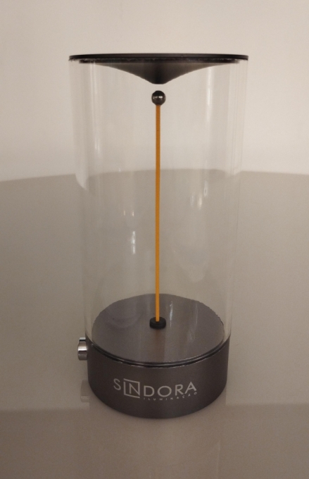 Abajur Sindora Preto USB Bateria Recarregável 3 watts 3000K Bivolt Ø85x140mm DCY02521