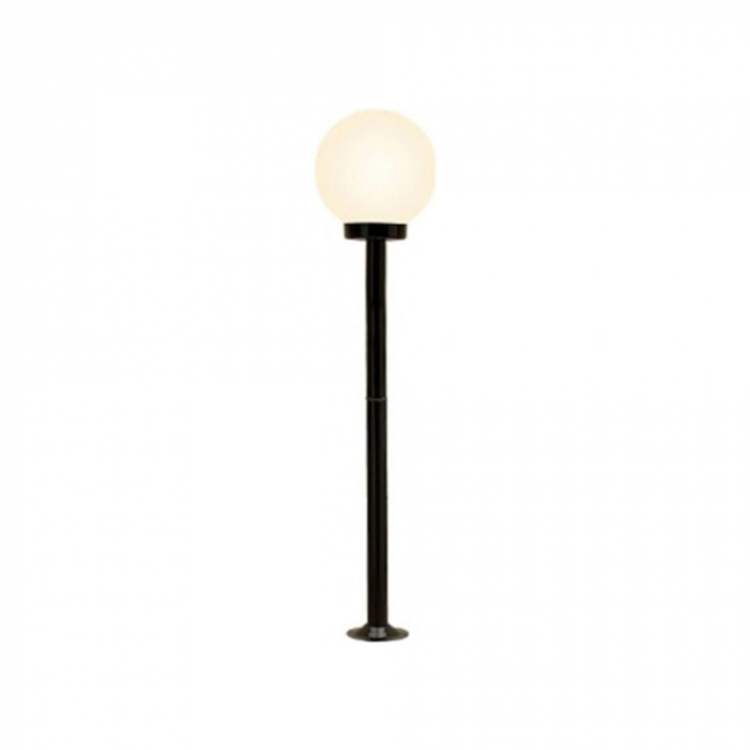 Poste Ideal Solarium Aço Fosfatizado e Globo em Polietileno 1L E27 1280X300mm PA-10 B/15 C/GP