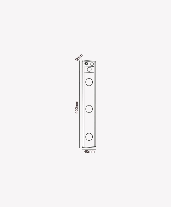 Luminária Opus LED Filetto Com Sensor de Presença 1,5 watts 2700/4000/6500K 5V 60° 400mm OPS 86374
