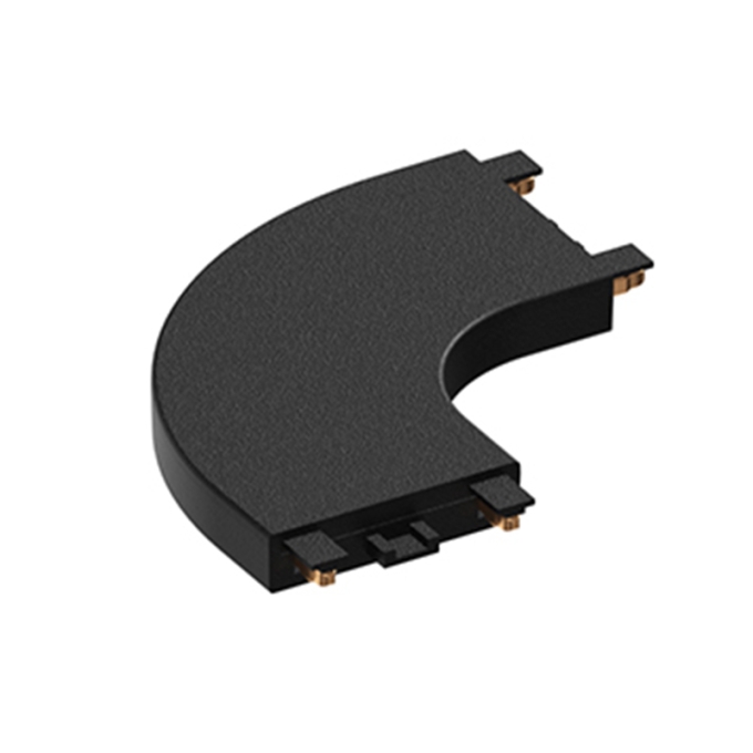Emenda Trilho Magnético Nordecor Kay 90° Preto  48V 55x55mm 6568