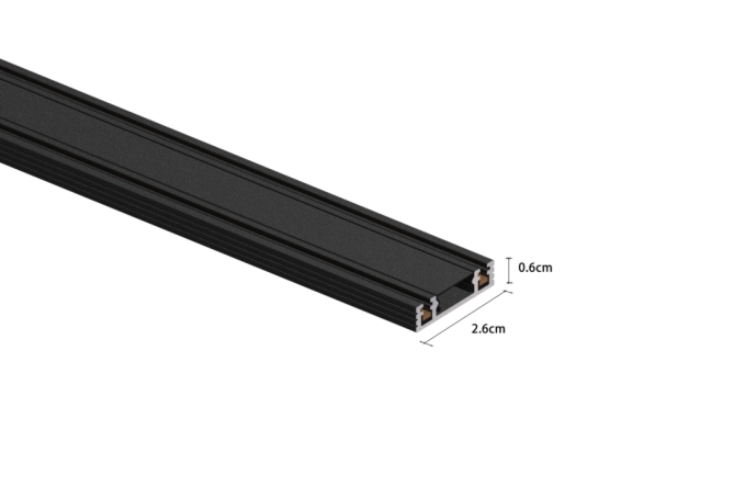 Trilho Eletrificado Magnético Nordecor Kay Track 2 Metros Preto 6565