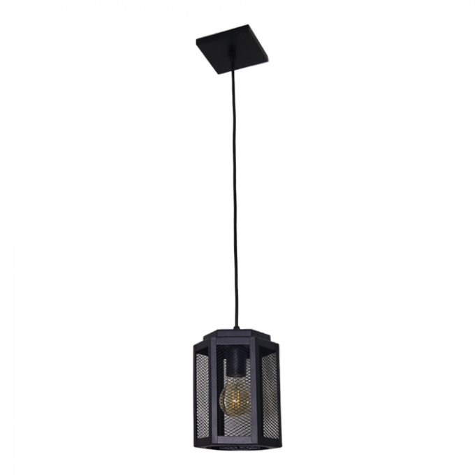 Pendente Ideal Alumínio 1L E27 160X160mm LA-23-C