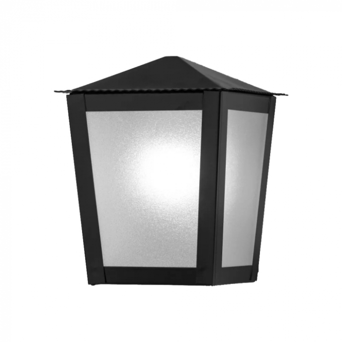Arandela Ideal Colonial Meia Face Alumínio e Termoplástico 1L E27 155x125x125mm LA-15-B
