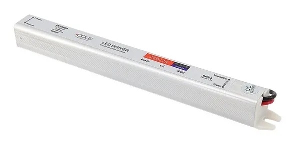 Fonte 12V Slim Opus 36 Watts 3A IP20 Bivolt 18x18x232mm OPS 85858