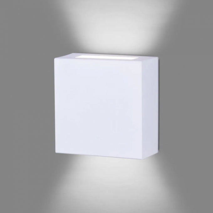 Arandela Ideal Flash Facho Duplo Alumínio e Vidro Transparente 1L G9 115x115x50mm 905
