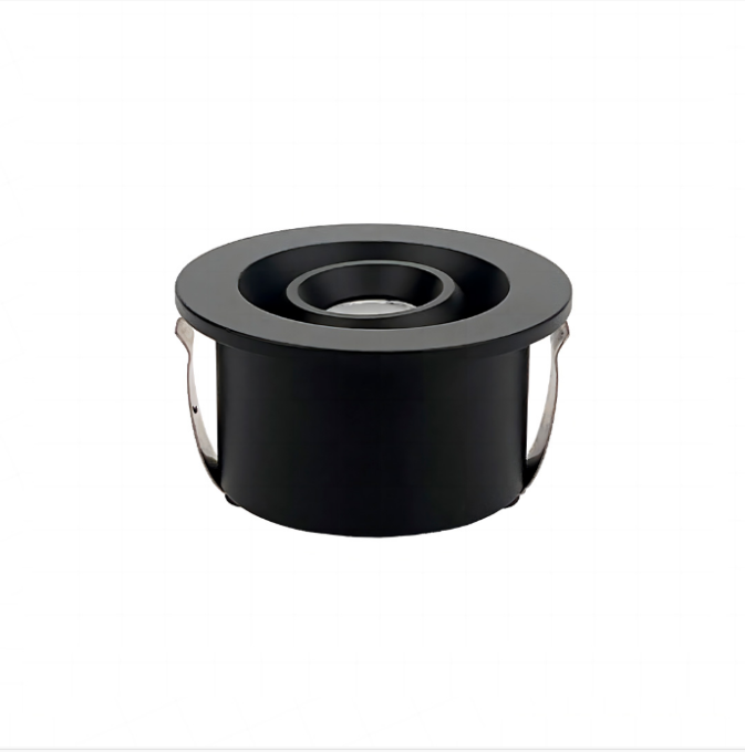 Mini Spot Embutido Nordecor Ollo 3 watts 3000K 15° Preto Ø50x40x45mm IRC90 Bivolt 6543