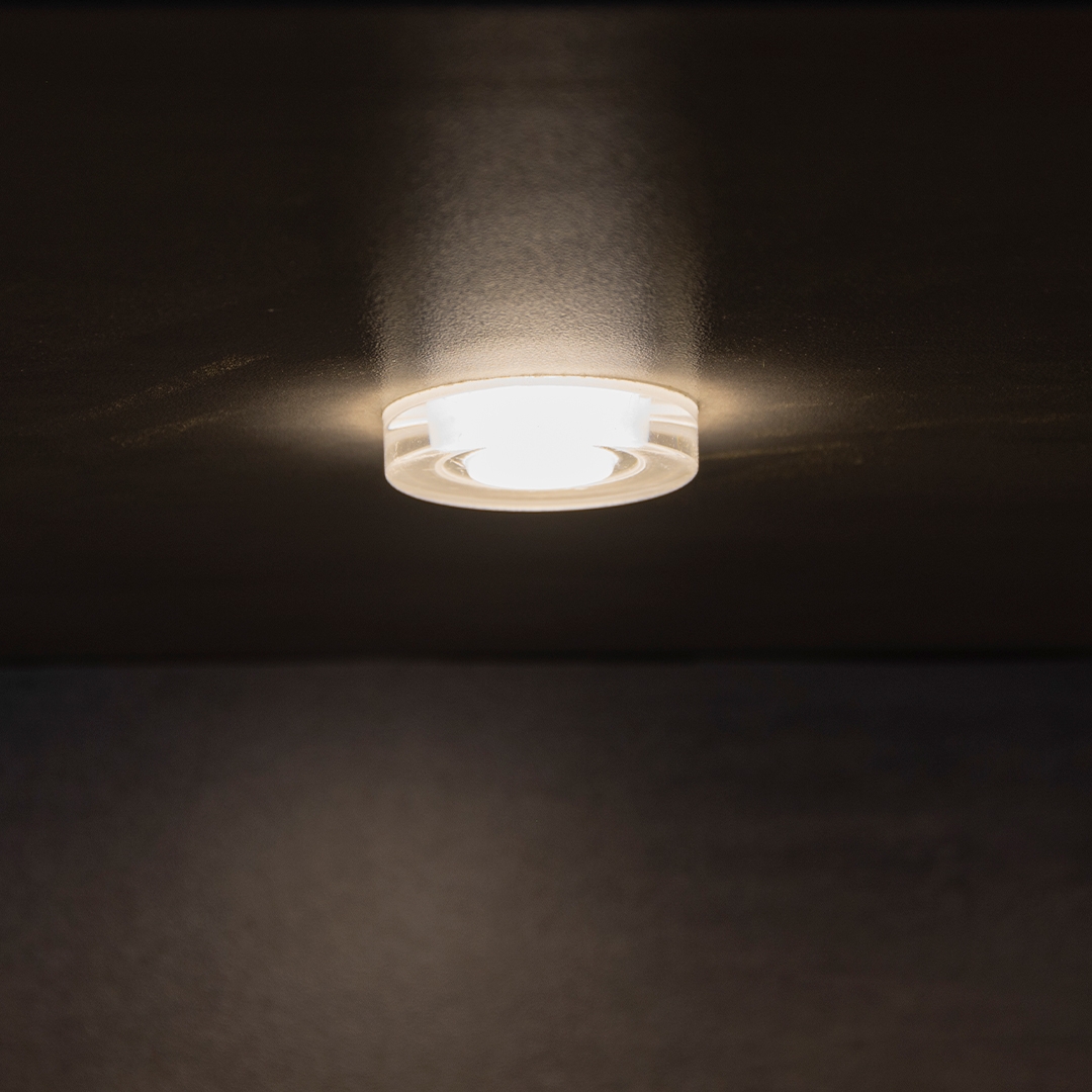 Mini Spot Embutido Nordecor Zily Redondo 3 watts 3000K Branco Ø43x15mm 6156