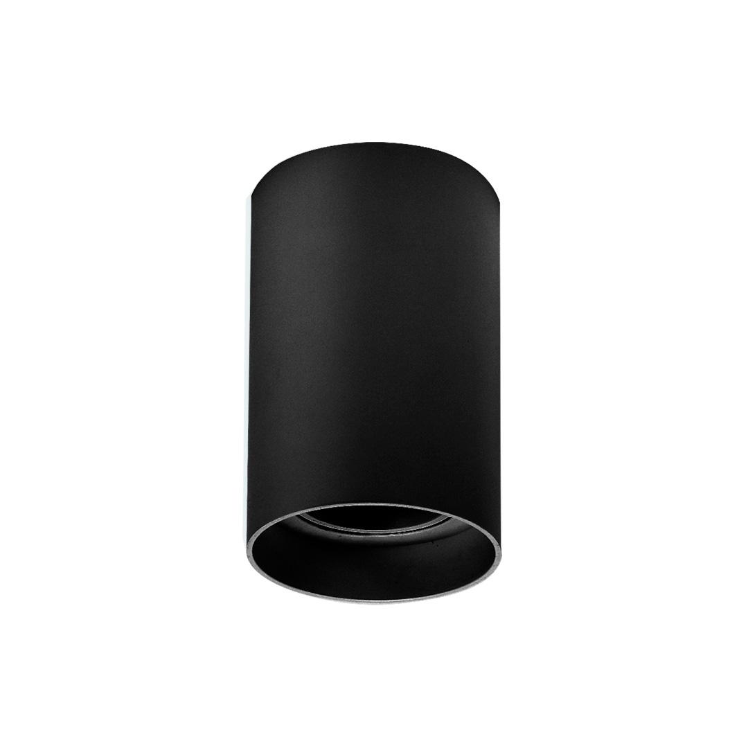 Spot Sobrepor Nordecor Loch Redondo 1L AR70 Preto Ø105x150mm 6237