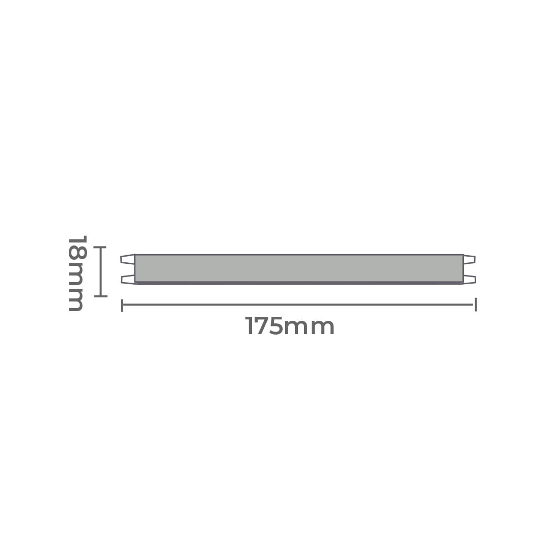 Fonte 12V Slim Nordecor 2A 24 watts IP20 195x25x20mm (Ultra Fina) 7014