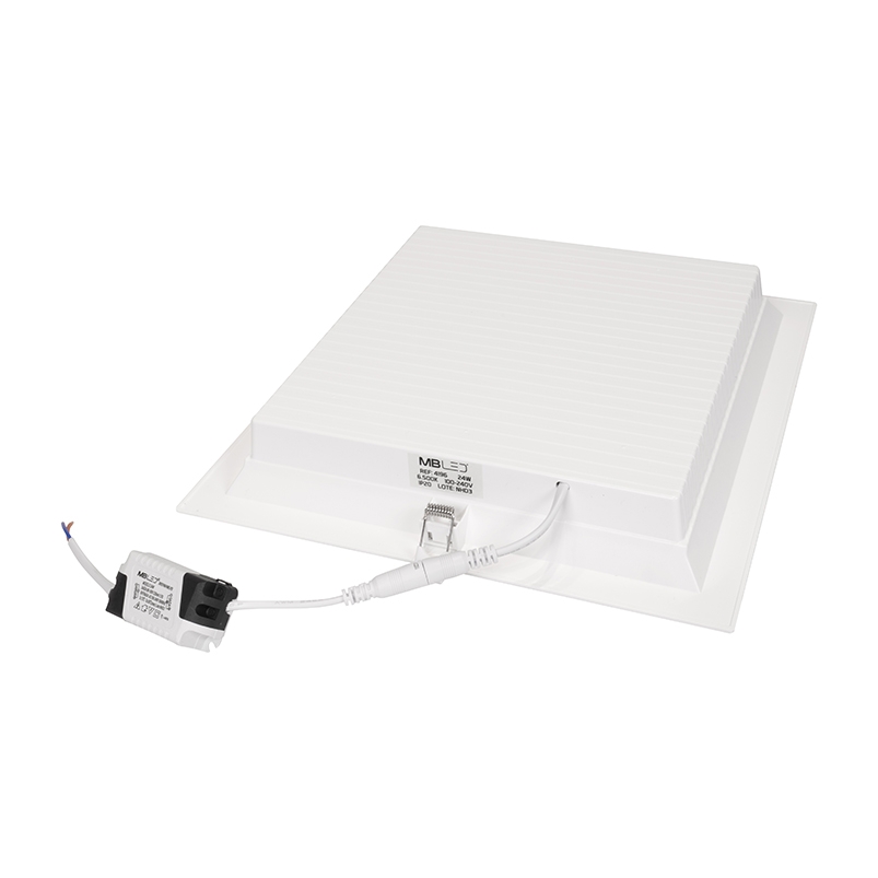 Painel Embutido Quadrado Nordecor Kais 24 watts 4000K Branco Bivolt 296x296mm 4195